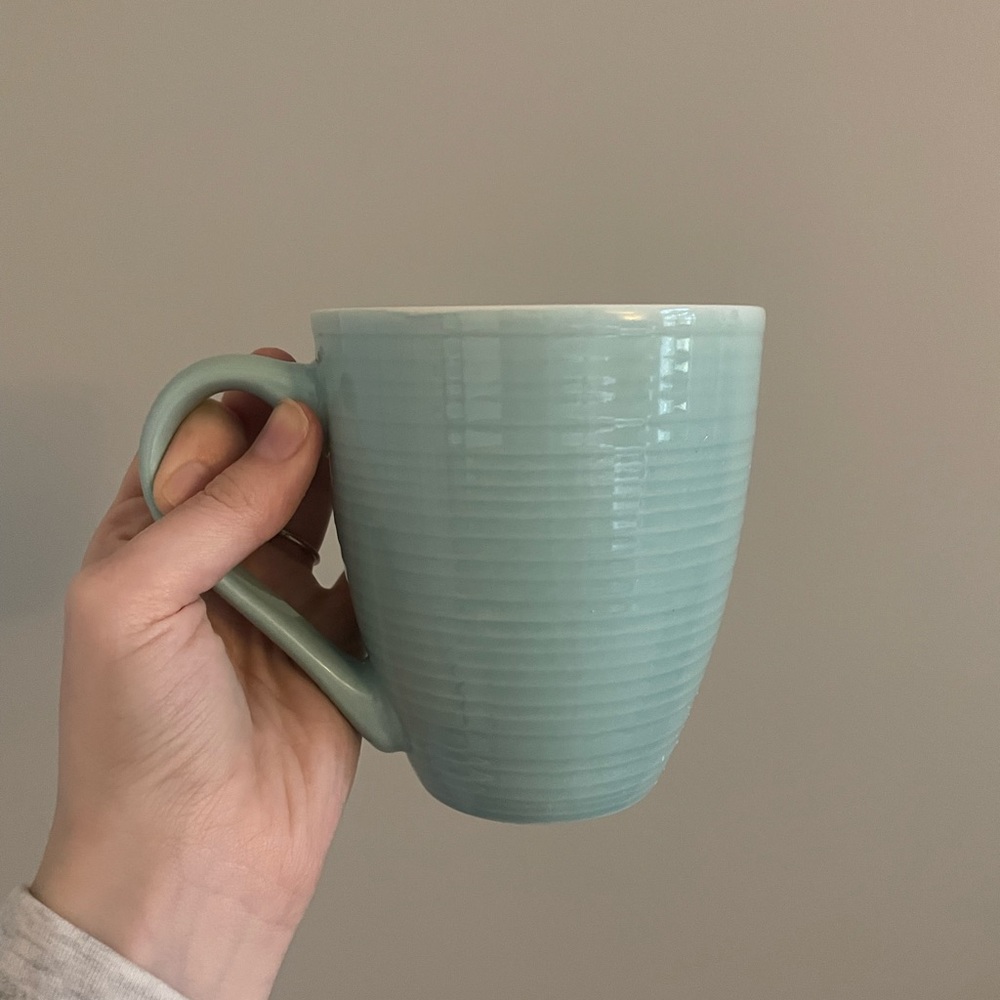 Mugs SET OF 5, light teal